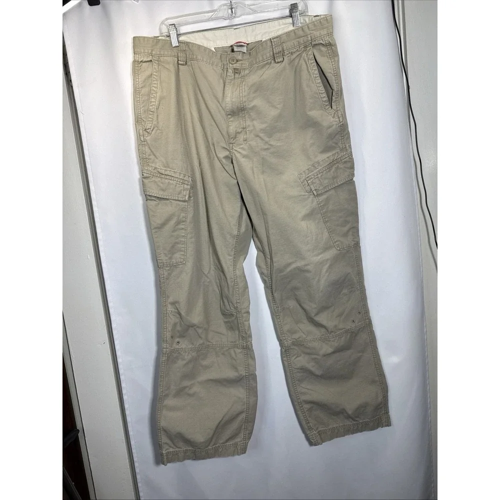 The North Face Paramont Peak Cargo Pants Cotton Hiking Outdoors Sz 40 X 31 Khaki